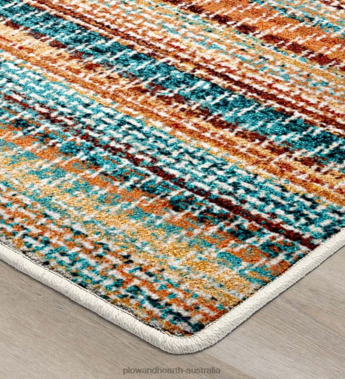 Plow & Hearth October Stripe Rug P22BD1816 Rugs & Mats