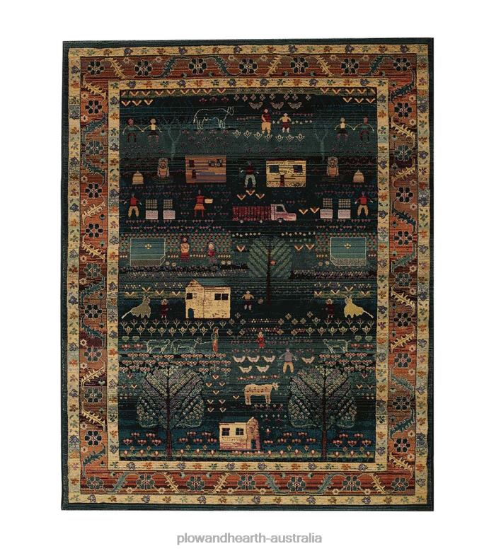 Plow & Hearth Polypropylene Shaker Village Rugs P22BD1763 Rugs & Mats
