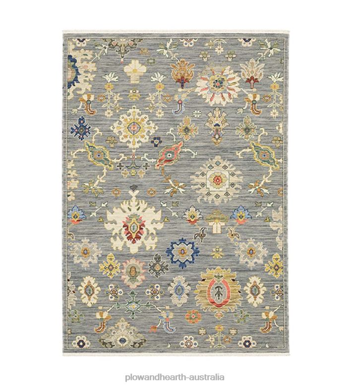 Plow & Hearth Saluda Tides Wool Rug P22BD1839 Rugs & Mats