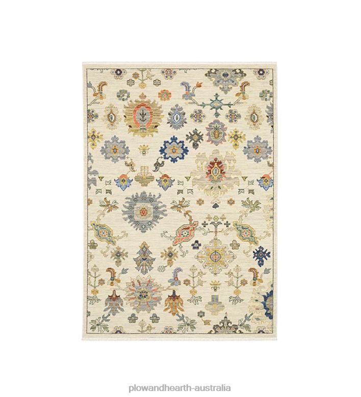 Plow & Hearth Saluda Tides Wool Rug P22BD1839 Rugs & Mats