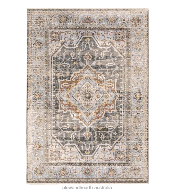 Plow & Hearth Wakefield Tapestry Polyester Rug P22BD1872 Rugs & Mats