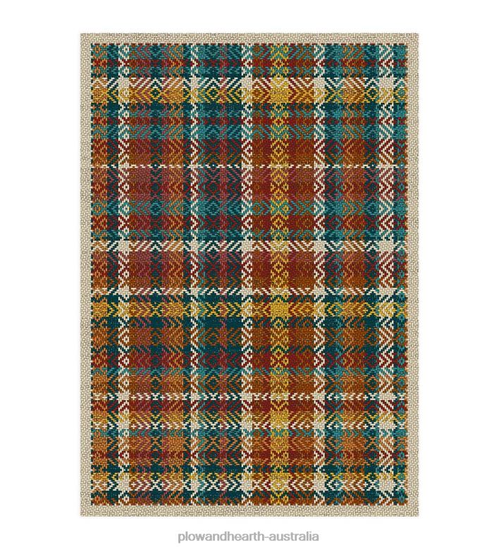 Plow & Hearth Windowpane EnduraStran Rug P22BD1797 Rugs & Mats