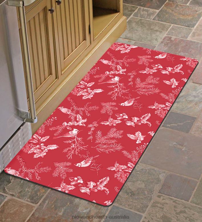 Plow & Hearth Holiday Botanical Premium Kitchen Comfort Mat P22BD1756 Rugs & Mats