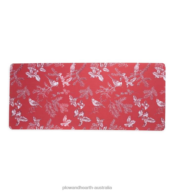 Plow & Hearth Holiday Botanical Premium Kitchen Comfort Mat P22BD1756 Rugs & Mats