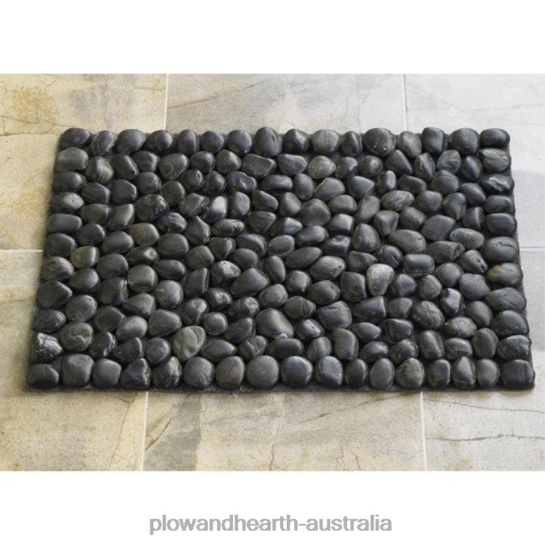 Plow & Hearth River Rock Floor Mat - White P22BD1923 Rugs & Mats