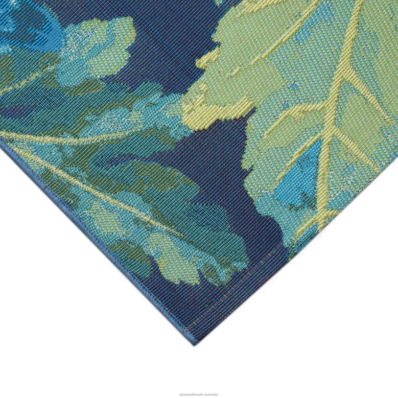 Plow & Hearth Indoor/Outdoor Chrysanthemum Polypropylene Rug P22BD714 Rugs & Mats