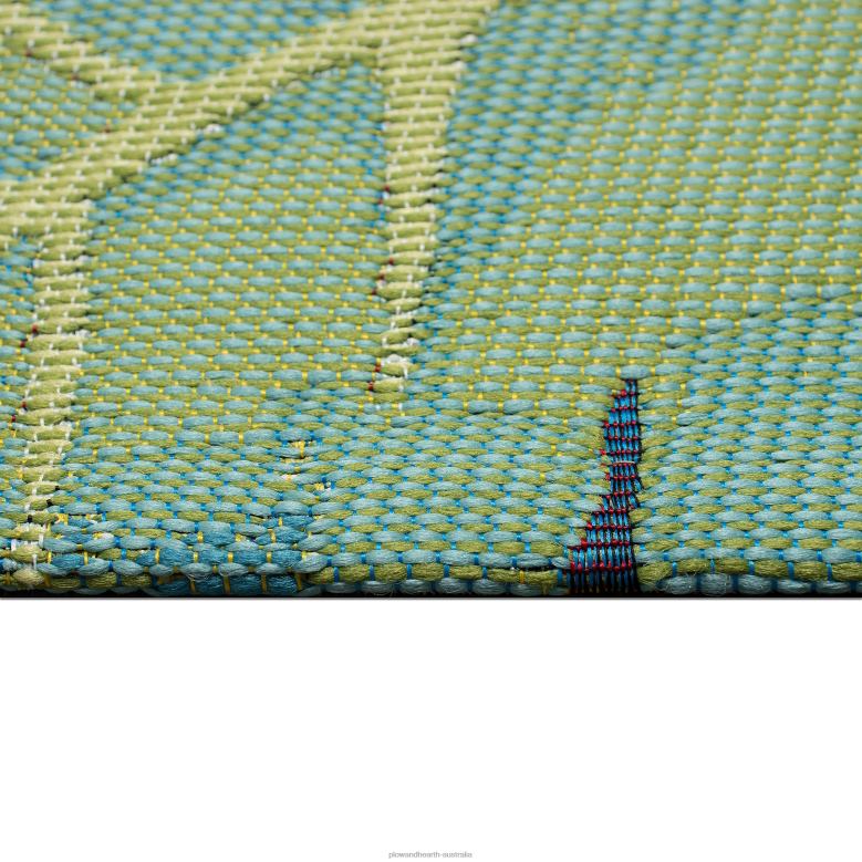 Plow & Hearth Indoor/Outdoor Chrysanthemum Polypropylene Rug P22BD714 Rugs & Mats