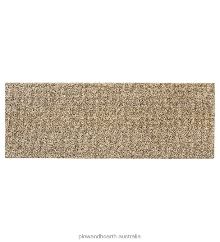 Plow & Hearth My Mat Dirt Trapping Mud Rug, 31x 59- Coffee P22BD3224 Rugs & Mats