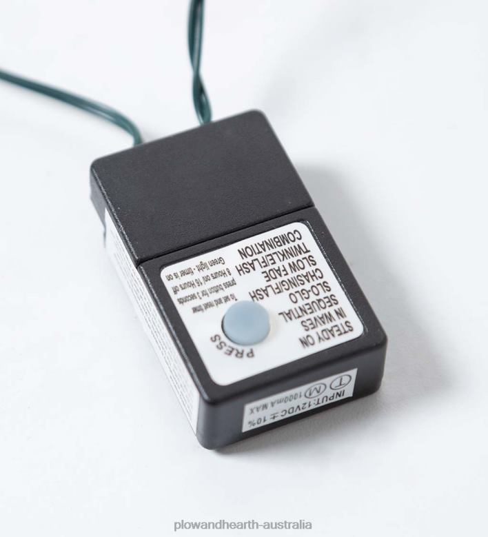 Plow & Hearth 6' Monte Rosa Flocked Alpine Fir Christmas Tree with 150 Warm White LEDs P22BD3232 Seasonal & Gifts