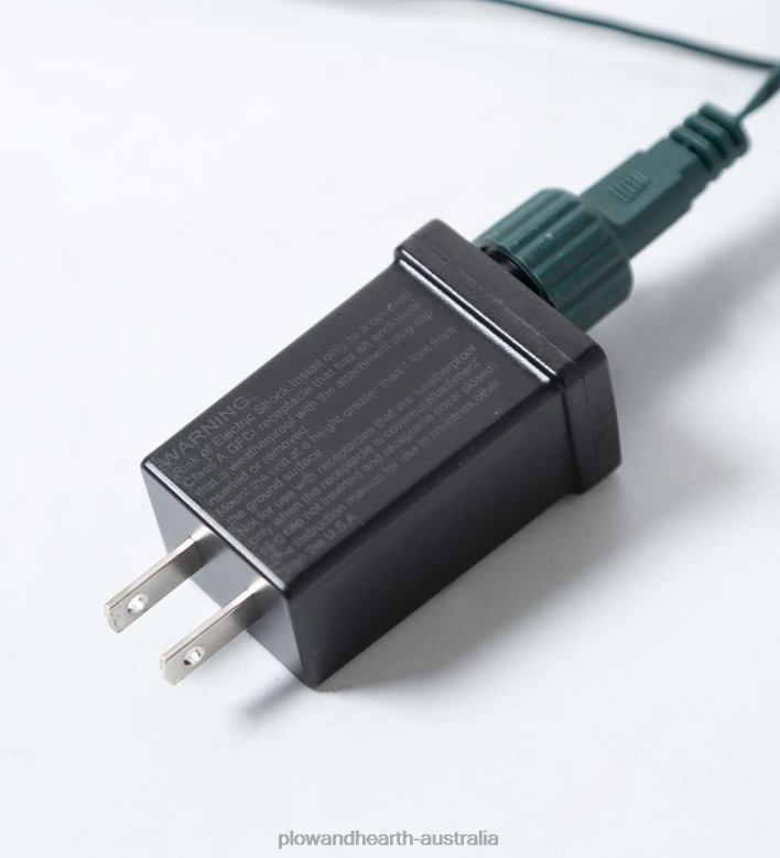 Plow & Hearth 6' Monte Rosa Flocked Alpine Fir Christmas Tree with 150 Warm White LEDs P22BD3232 Seasonal & Gifts