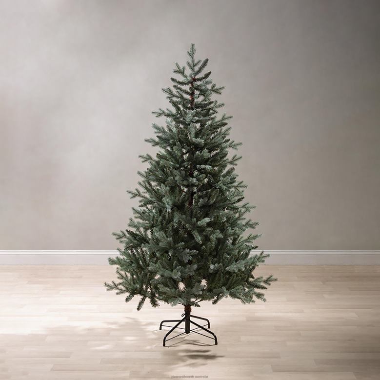 Plow & Hearth Shimmering Misty Pine Christmas Tree, 6'H P22BD3231 Seasonal & Gifts