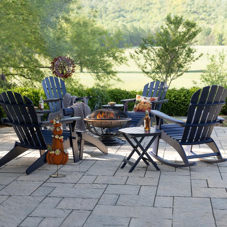 Plow & Hearth Stacked Pumpkins Metal Statue P22BD3116 Seasonal & Gifts