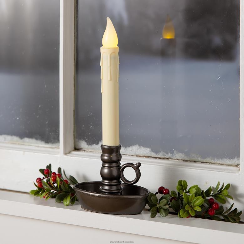 Plow & Hearth Battery-Operated Colonial Window Candles P22BD2165 Seasonal & Gifts