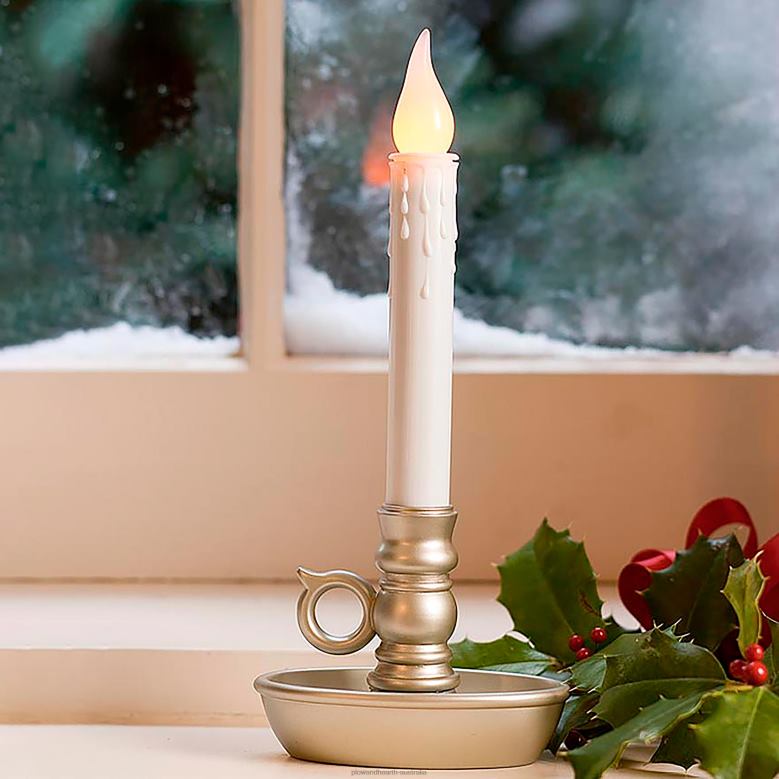 Plow & Hearth Battery-Operated Colonial Window Candles P22BD2165 Seasonal & Gifts