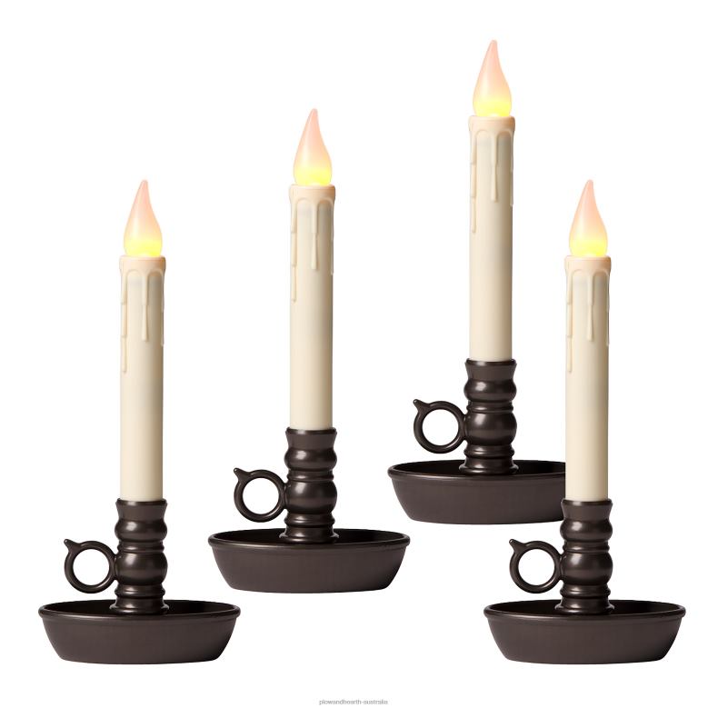 Plow & Hearth Battery-Operated Colonial Window Candles P22BD2165 Seasonal & Gifts