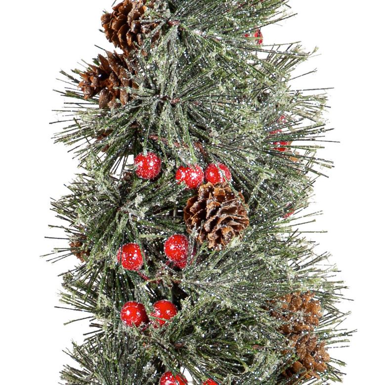 Plow & Hearth Christmas Cone Tree Table Decor P22BD2214 Seasonal & Gifts