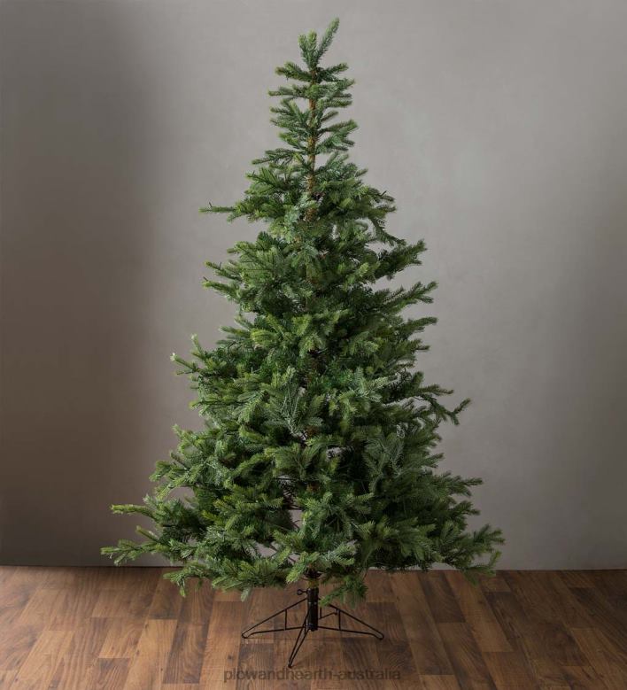 Plow & Hearth Grandis Fir Christmas Trees with 8-Function Warm White LEDs P22BD2240 Seasonal & Gifts