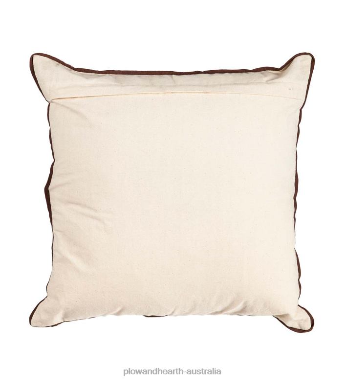 Plow & Hearth Holiday Deer and Wreath Pillow P22BD2280 Seasonal & Gifts