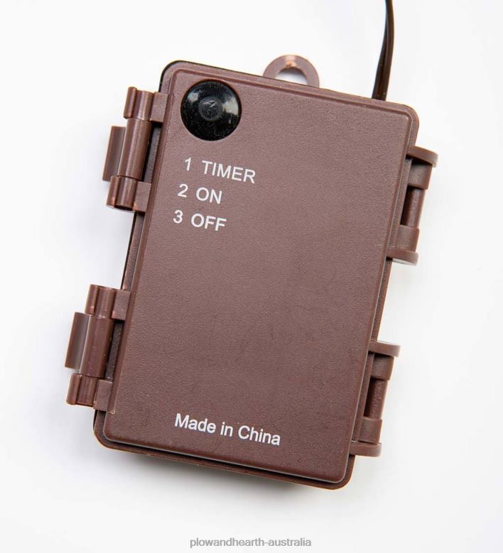 Plow & Hearth Lighted Birch Branch Snowflake Hanging Accent - Brown P22BD2180 Seasonal & Gifts