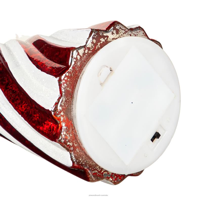 Plow & Hearth Lighted Candy Cane Striped Trees, Set of 2 P22BD2171 Seasonal & Gifts