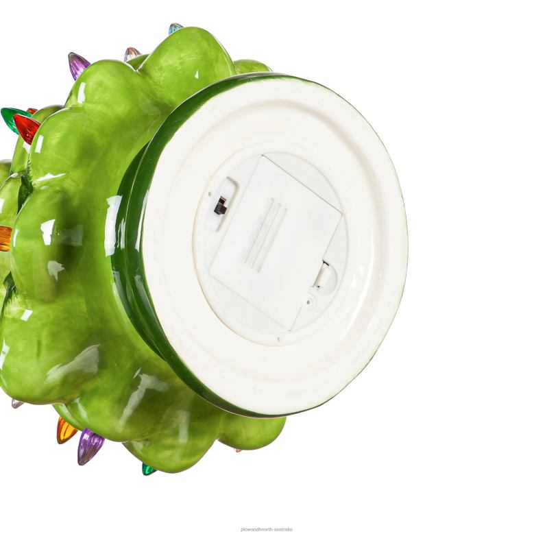 Plow & Hearth Lighted Ceramic Snowman Christmas Tree P22BD2198 Seasonal & Gifts