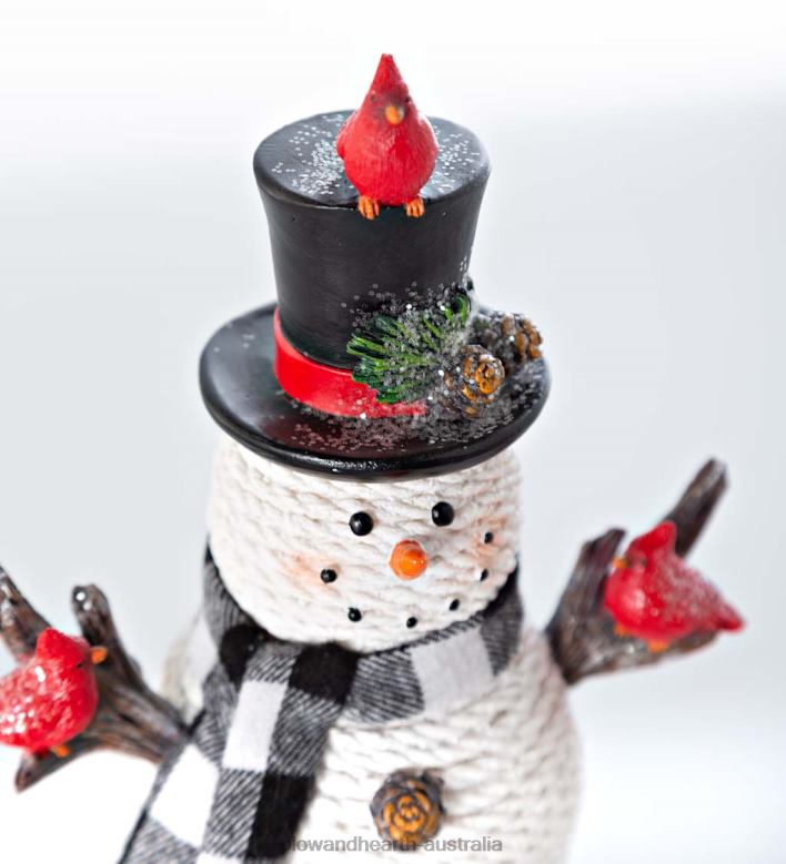 Plow & Hearth Snowman Family Holiday Accent, Set of 3 P22BD2174 Seasonal & Gifts