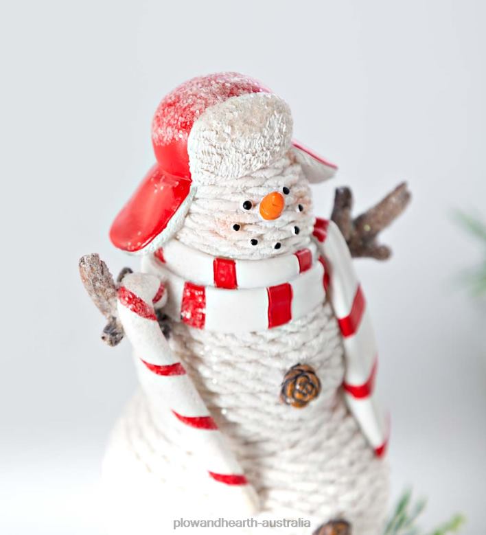 Plow & Hearth Snowman Family Holiday Accent, Set of 3 P22BD2174 Seasonal & Gifts