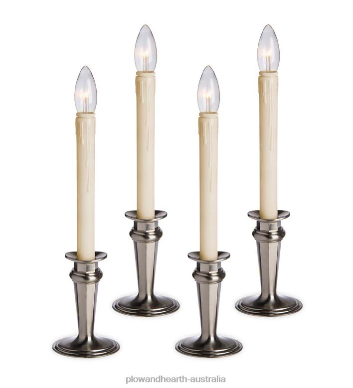 Plow & Hearth Traditional Adjustable Window Candles with Timer and Remote P22BD2172 Seasonal & Gifts