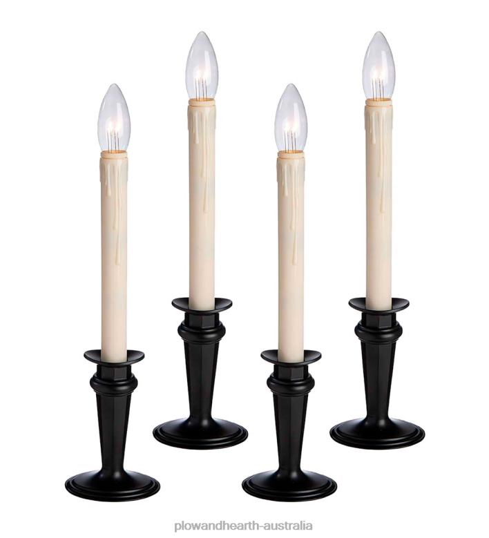 Plow & Hearth Traditional Adjustable Window Candles with Timer and Remote P22BD2172 Seasonal & Gifts