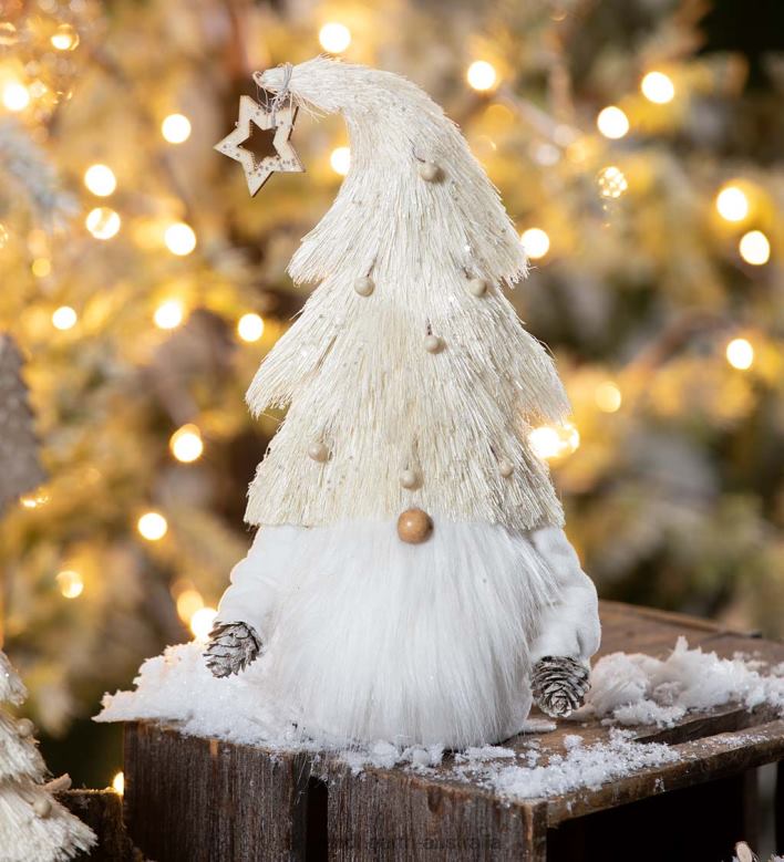 Plow & Hearth White Winter Christmas Gnome P22BD2277 Seasonal & Gifts