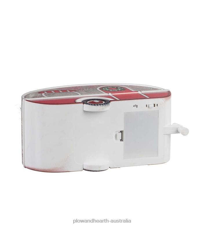 Plow & Hearth Holiday Vintage Camper with Bottle Tree Lighted Glitter Water Globe P22BD2148 Seasonal & Gifts