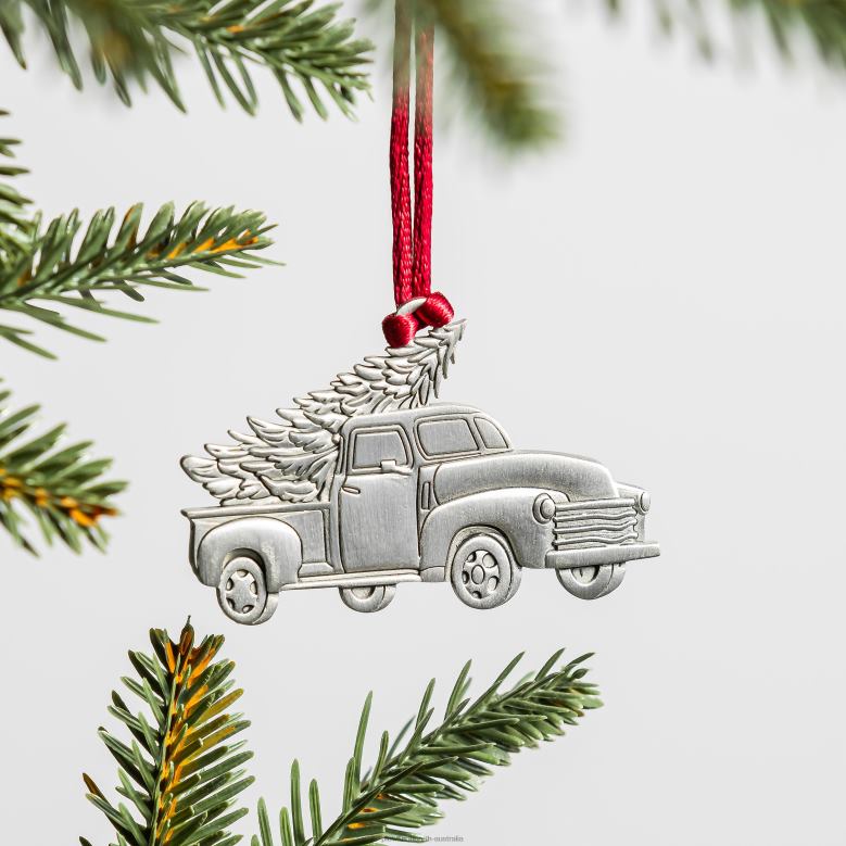 Plow & Hearth Solid Pewter Christmas Tree Ornament - Tree of Life P22BD2977 Seasonal & Gifts