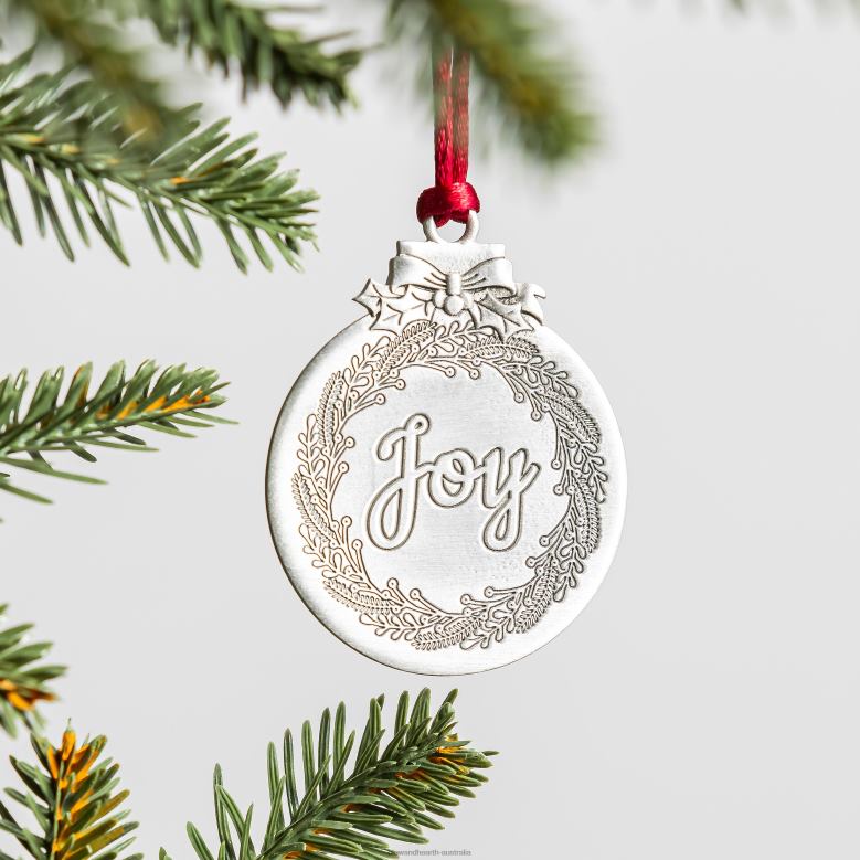 Plow & Hearth Solid Pewter Christmas Tree Ornament - Tree of Life P22BD2977 Seasonal & Gifts