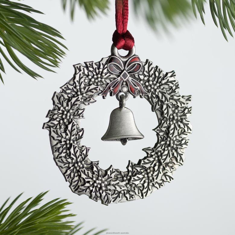 Plow & Hearth Solid Pewter Christmas Tree Ornament - Tree of Life P22BD2977 Seasonal & Gifts