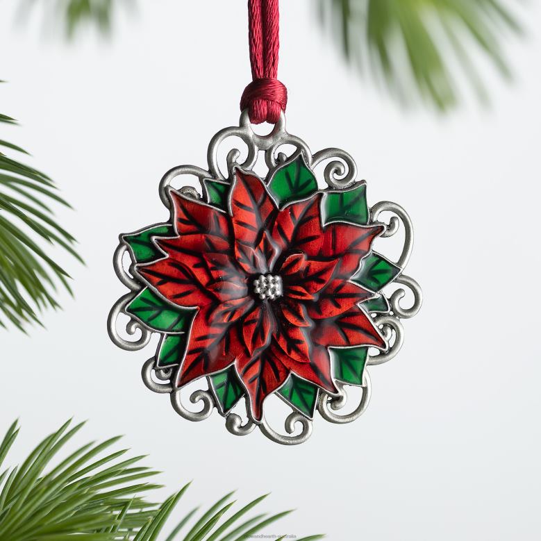 Plow & Hearth Solid Pewter Christmas Tree Ornament - Tree of Life P22BD2977 Seasonal & Gifts