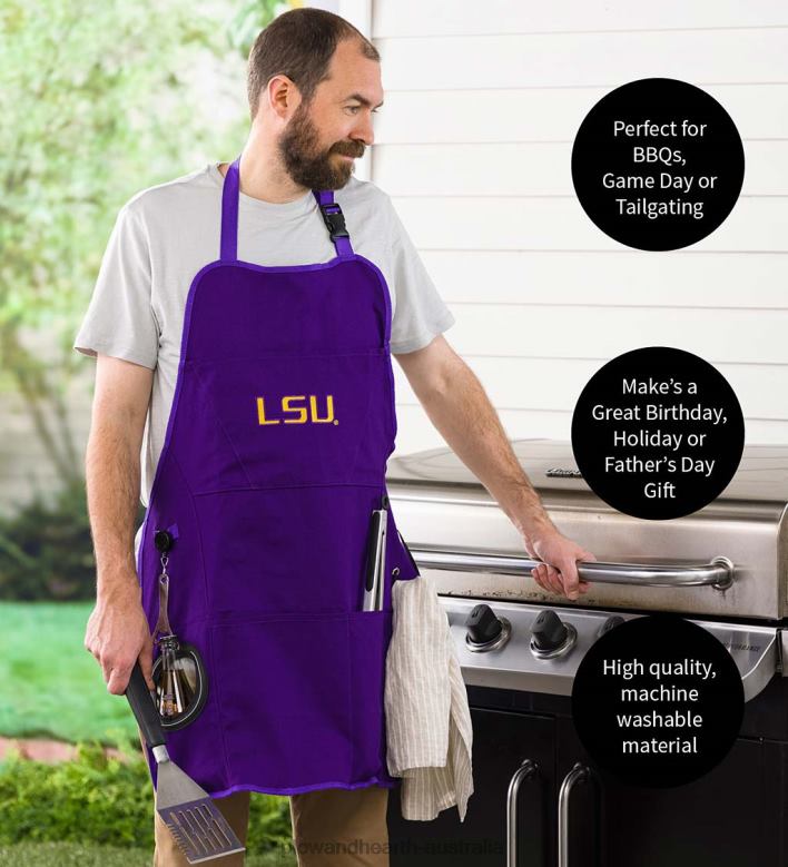Plow & Hearth Deluxe Cotton Canvas College Team Pride Grilling/Cooking Apron - Texas A & M P22BD3025 Seasonal & Gifts