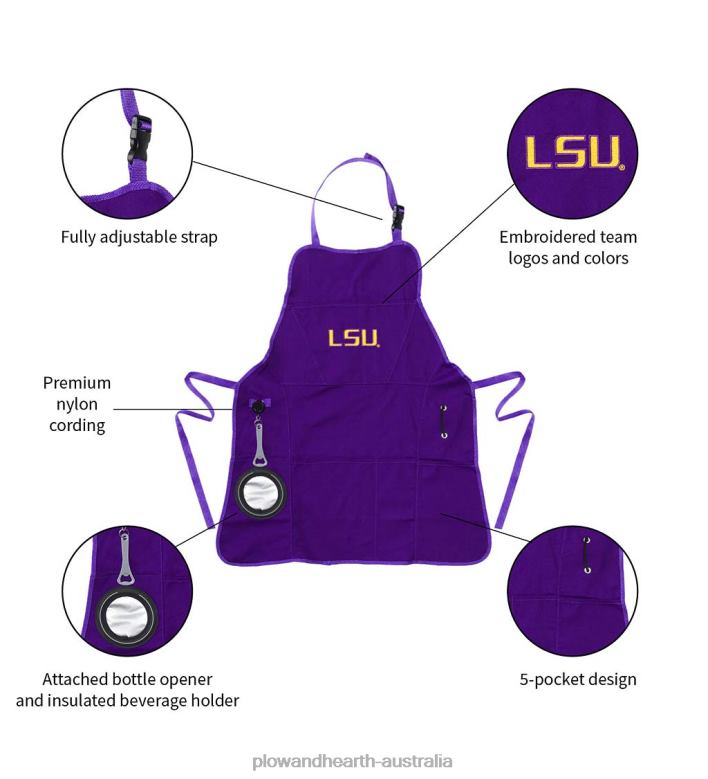 Plow & Hearth Deluxe Cotton Canvas College Team Pride Grilling/Cooking Apron - Texas A & M P22BD3025 Seasonal & Gifts