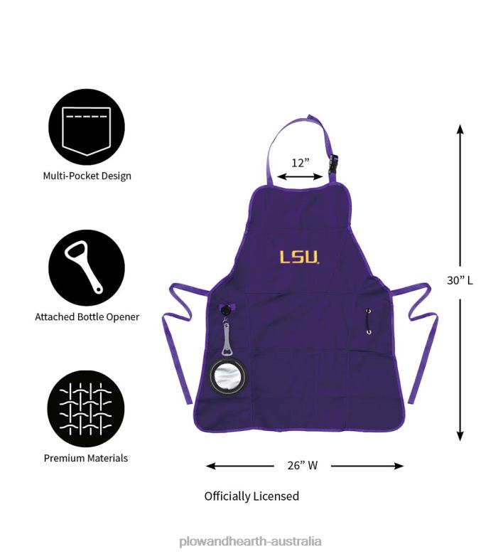 Plow & Hearth Deluxe Cotton Canvas College Team Pride Grilling/Cooking Apron - Texas A & M P22BD3025 Seasonal & Gifts