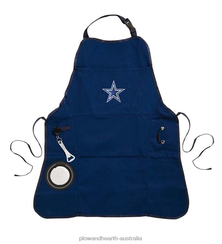 Plow & Hearth Deluxe Cotton Canvas NFL Team Pride Grilling/Cooking Apron - Chicago Bears P22BD2988 Seasonal & Gifts