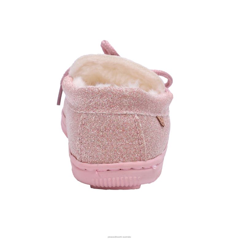 Plow & Hearth LaMO Kid's Suede Slip-On Moccasin Slippers - Chestnut - Size 1Y P22BD3021 Seasonal & Gifts