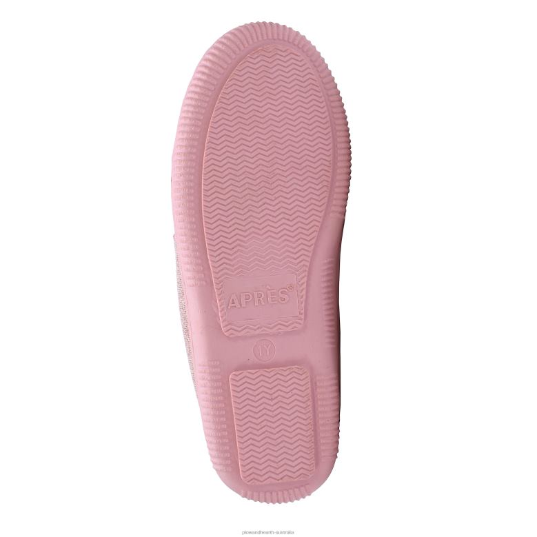 Plow & Hearth LaMO Kid's Suede Slip-On Moccasin Slippers - Chestnut - Size 1Y P22BD3021 Seasonal & Gifts