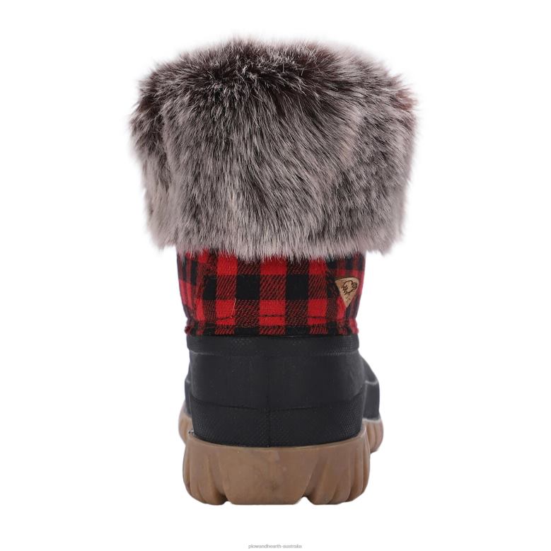 Plow & Hearth LaMO Women's Brielle Boots - Waxed Chestnut - Size 5 P22BD3040 Seasonal & Gifts