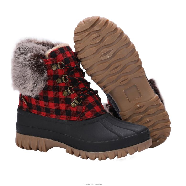 Plow & Hearth LaMO Women's Brielle Boots - Waxed Chestnut - Size 5 P22BD3040 Seasonal & Gifts