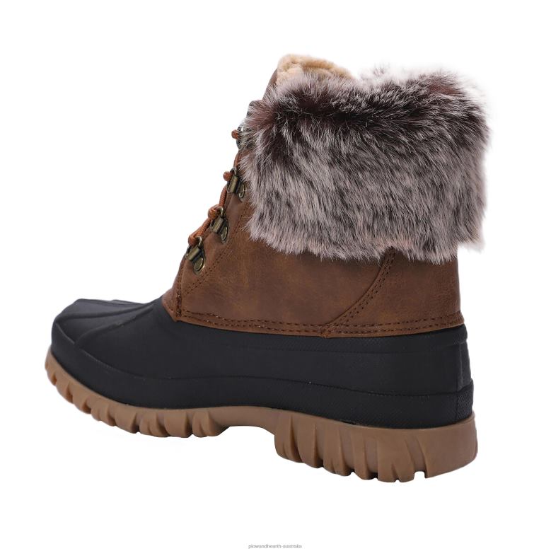Plow & Hearth LaMO Women's Brielle Boots - Waxed Chestnut - Size 5 P22BD3040 Seasonal & Gifts