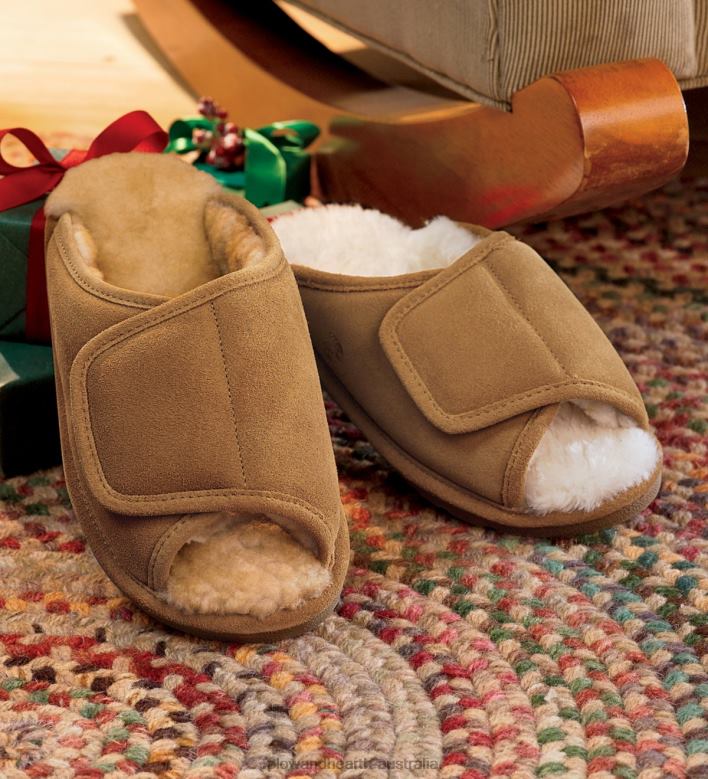 Plow & Hearth Side Wrap Slippers P22BD2985 Seasonal & Gifts