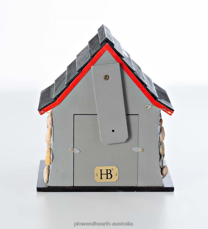 Plow & Hearth Lighted Christmas Cottage Birdhouse P22BD3086 Seasonal & Gifts