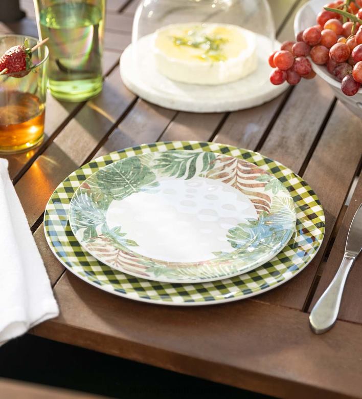 Plow & Hearth Tradewinds Melamine Salad Plates, Set of 6 - Tradewinds P22BD3203 Seasonal & Gifts