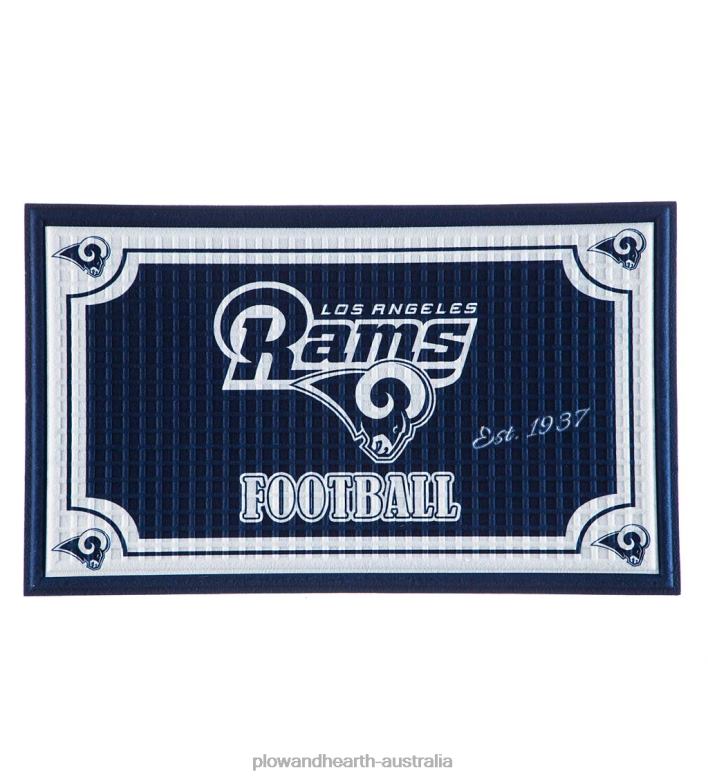 Plow & Hearth Indoor/Outdoor NFL Team Pride Embossed Doormat - Houston Texans P22BD3091 Seasonal & Gifts