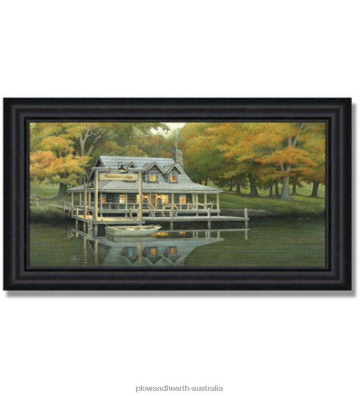 Plow & Hearth Lake House' Personalized Print P22BD3074 Seasonal & Gifts