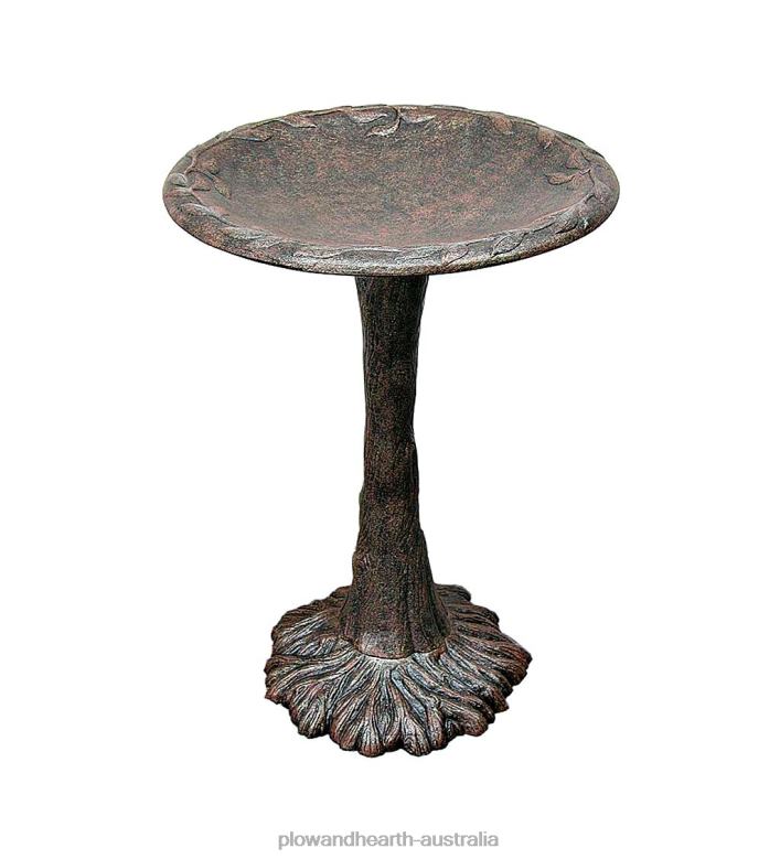 Plow & Hearth Timeless Tree Metal Birdbath - Bronze P22BD840 Yard & Garden